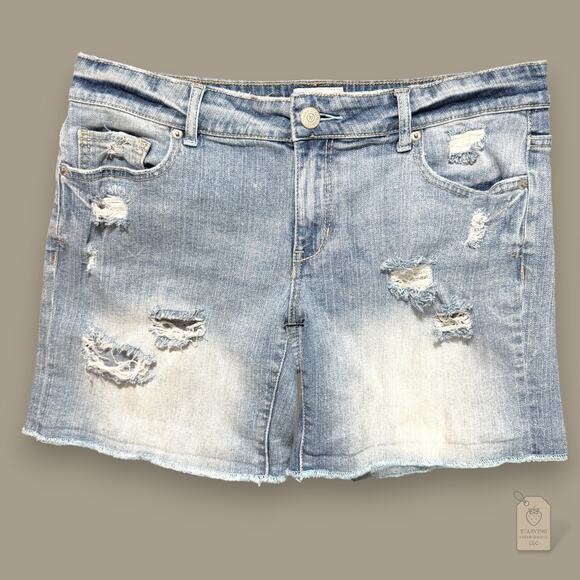 Aeropostale Pants - Aéropostale Light Wash Distressed Denim Shorts Women’s 11/12 Casual